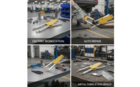 Handheld Pointjoining Butt Clamp Compact Joining Clamp with Copper Tips Precision Clamps Pivoting for Welders, DIYers, Metal Fabrication, Workshop