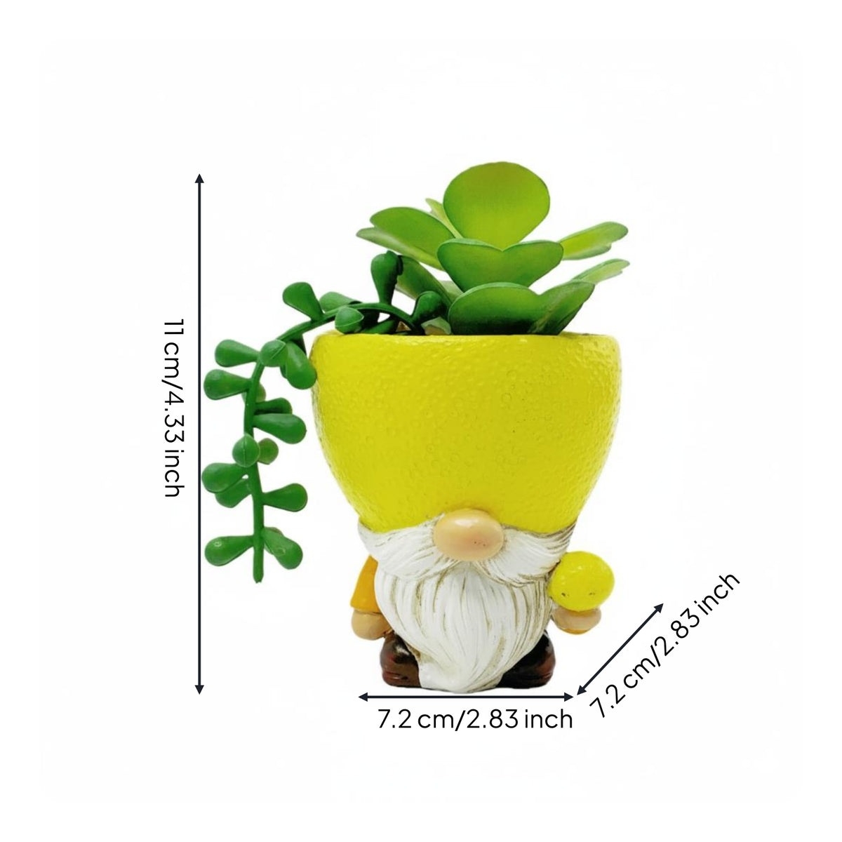 Fruit-Themed Ornament Authentic-Looking Fake in Pot Easy to Clean Mini House Planter for Tabletop