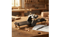 Precision Straight Sharpening Guide Slimline Blade and Plane Sharpening Jig Adjustable Plane Iron Honing Jig Metal for Woodworkers, Craftsmen, Woodworking, Workshop