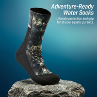 Neoprene Wetsuit Socks 7mm Thermal Diving Socks for Men Women, Warm Wetsuit Socks Anti-Slip Diving Snorkeling Swimming Surfing Beach Water Sports