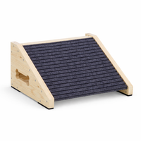 Dog Steps for Bed and Sofa with Solid Wood Construction, Compact Pet Stairs for Small Non-Slip Surface for Climbing, Wooden Ramp