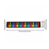 49-Key Piano Built in Speakers Plaything USB-Powered for Travel