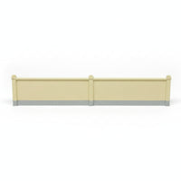 Model Railway Wall Panel Textured Diorama Fence Rectangular for Hobbyists