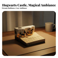 3D Creative Calendar Creative Gift Paper Carving Calendar Block Light-Illuminated Design Tear-off Sculpture Memo Pad for Students, Adults, Study Room