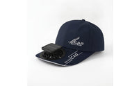 Solar Fan Cap Ventilated Baseball Cap with Fan Hat with Visor Breathable Adjustable for Gardening, Fishing