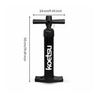 Portable Double Action SUP Pump Easy to Carry Paddle Board Air Pump for Water Sports, Travel