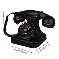 Loud Ringer Antique Desk Phone Decorative Antique Design Phone Plug and Play Retro Desk Telephone for Hotel