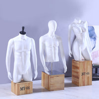 Half Body Male Mannequin for Window Display