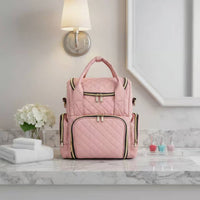 Nail Polish Organizer Bag Padded Travel Storage Easy to Clean for at Home