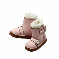 Blythe Doll Shoes Detailed Stitching Miniature Snow Boots for Hobbyists