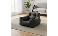Double Pet Car Sofa Large Capacity Car Trunk Dog Bed Soft Pet Travel Bed Safety Tethers for Drive Trips