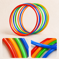 Plastic Ring Toss Game Set for Kids, Outdoor Carnival Yard Games