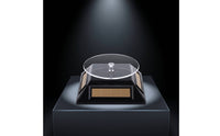 Rotating Display Stand Batterycordless Solar Rotating Stand Solar Turntable 360-Degree Display Rotator Automatic for Jewelers