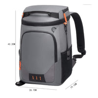 Waterproof Insulated Backpack Food-Grade Liner Cooler Backpack Easy to Clean Leakproof Soft Cooler Built-in Bottle Opener for Picnic, Camping, Travel, Beach