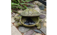 Decorative Figurine Turtle Storage Box Multi-Functional Tortoise Trinket Box Hidden Storage Turtle Statue for Living Room, Bedroom, Desktop, Entryway