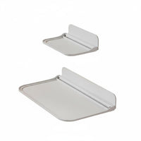 Suction mount shelf tooldrillless installation glass storage areaSaving for Living Room, Bathroom