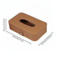 Space Saving Car Visor Tissue Box Compact Auto Add-on Universal Fit