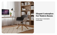 Adjustable Height rotating Mesh Chair Minimalist Design Office Furniture Support Thick Padded Seat for Home Users, Remote Workers, Students, Study Room, Bedroom, Reception Area