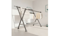 Freestanding Foldable Drying Rack Telescopic Laundry Drying Rack Portable Clothes Airer Collapsible for Apartment