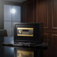 Compact Security Safe with Electronic Keypad Small Steel Safe with Keypad Strong Reinforced for Hotel