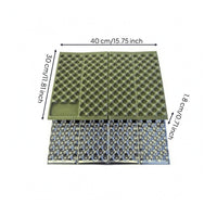 Four-Fold Portable Folding Seat Pad Foldable Folding Seat Pad Aluminum Film Sitting Mat Bubble Textured