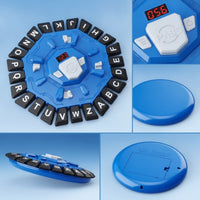 Quick-Thinking Alphabet Game Board Fast-Paced Word Game with Cards Brain-Boosting Family for Classroom
