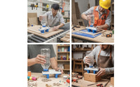 Edge-Banding Glue Applicator Adjustable Edge Banding Glue Spreader Board Gluing Aid Manual for Woodworkers, Panel Installation