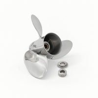 Propeller with Mounting Accessories Resistant Outboards Propeller Easy to Install Hardware for Boat Owners, Boaters