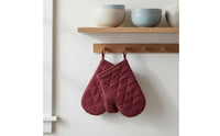 2 Pieces Mini Oven Mitts Insulated Microwave Pot Holders Compact Size Heat Resistant Gloves for Kitchen