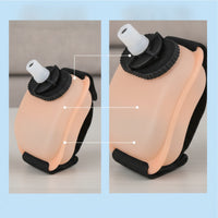 Wrist Water Bottle with Silicone Strap Soft Wrist Water Bottle for Fitness