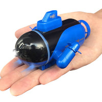 Waterproof Wireless Control Underwater Vessel Toy Auto Power-Stop Mini RC Underwater Vessel for Children, Pool, Bathtub