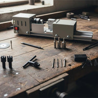 Polishing Mini Bead Making Machine Portable Size DIY Bead Lathe Adjustable 7 Speed Levels DIY Wood Lathe Multi-Functional for Craft Makers, Woodworkers, Home Workshop