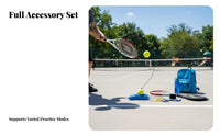 Lightweight Design Kids Tennis Racket Portable Solo Tennis Rebound Practice Device Comfortable Grip for Beginners, Children, Outdoor