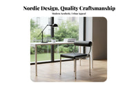 Modernist Design Woven Metal Frame Chair Nordic aesthetic Armchair Retro Look Indoor Furniture Minimalist for Interior Designers, Homeowners, Adults, Dining Room, Reception Area, study alcove, Bedroom