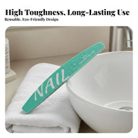 Nail File Washable Nail Shapes, Smooths, and Shines Fingernail Shaping Tool for DIY Manicure Enthusiasts, Beginners, Home, Travel