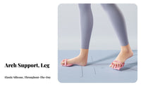 2 Pieces Leg Shaping Foot Exerciser Soft Silicone Arch Training Stretcher Ergonomic Design Foot Alignment for Dancers, Home Use, Workout, Stretching