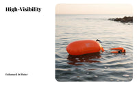 Aquatic Buoy Adjustable Waist Belt Outdoor Water Safety Buoy Inflatable Swimming Buoy Lightweight Design Inflatable Aquatic Buoy