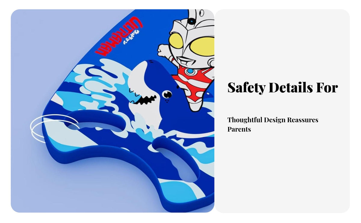 Swimming Kickboard Beginner Easy-to-Use Board Buoyant Cartoon Kickboard for Children, Beginners, Water Park, Beach, Lake