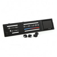 Air Conditioning Panel Cover with Buttons Scratch-Resistant Air Conditioning Control Panel Cover Black for DIY Mechanics