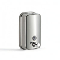 Wall-Mounted Soap Dispenser Compact Liquid Soap Dispenser with Window Easy to Refill Commercial for Bathroom, Kitchen