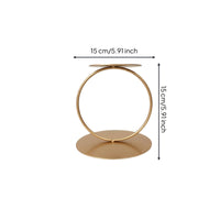 Open-Frame Cake Stand with Loop Support Flat Metal Cake Stand Sturdy Dessert Display Riser Long-Lasting for Parties