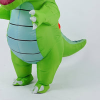 Inflatable Dinosaur Costume Full Body Inflatable Dinosaur Costume-Easy to Inflate for Children, Halloween, Stage Performances