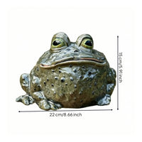 Decorative Toad Tissue Box Holder Whimsical Toad Tissue Holder Funny Home Decor Humorous for Bathroom