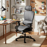 S-Shaped Backrest Ergonomic Office Chair High Back Mesh Chair for Students, Gamers, Study Room