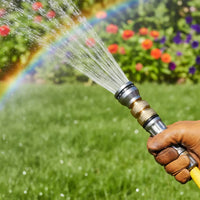 4 Pair Garden Hose Quick Connector Garden Hose Quick Connect Knurled for Lawn, Patio