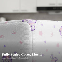 50 Pieces Dust Cover Dust Resistant Non-Woven Material Cover Thickened Material Elastic Appliance Protector for Homemakers, Pantry, Moving, Travel