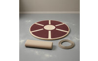 PP Bottom Round Wooden Balance Board Rounded Base Round Wobble Board High Load Capacity