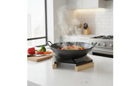 Anti-Scald Countertop Mat Heavy Duty Carbon Steel Heat Pad Waterproof Hexagonal Pot Stand Dining Table