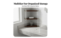 Multi-Tier Corner Storage spaceSaving Triangular Floor Rack Versatile Use Home Organizer for Apartment Dwellers, Homeowners, Bathroom, Bedroom