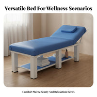 Massage Bed Multi-Functional Folding Massage Table Foldable Design Spa Treatment Bed for Aesthetic Specialists, Permanent Design Artists, Salon, Spas